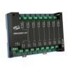 8-channel 10 VDC Voltage Attenuator with channel to channel isolationICP DAS